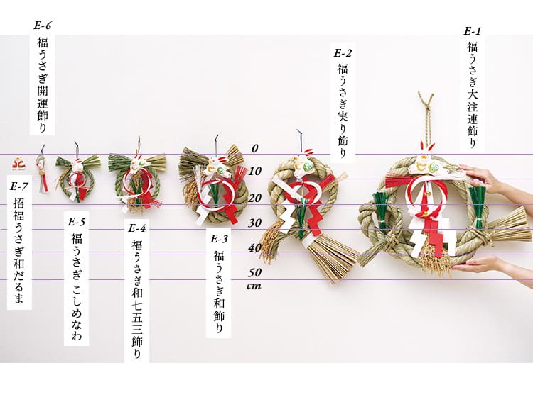 新作えと縄 寸法比較一覧